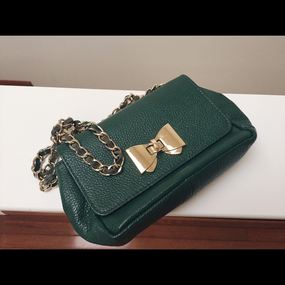 Pierre Darre Leather Crossbody Handbag - Picture 5 of 5